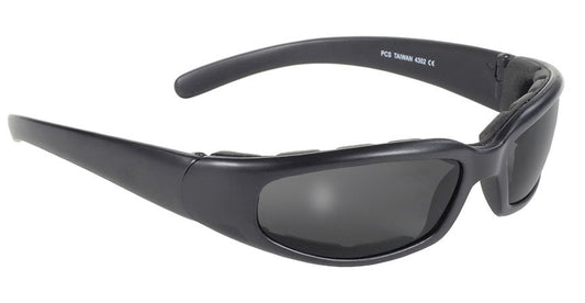 432 Rally Wrap Padded Blk Frame/Smoke Lens