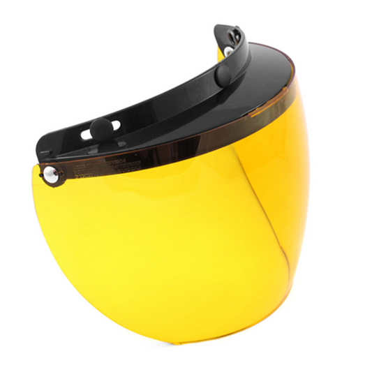 02-207 3 Snap Flip Shield - Hard Coated Amber