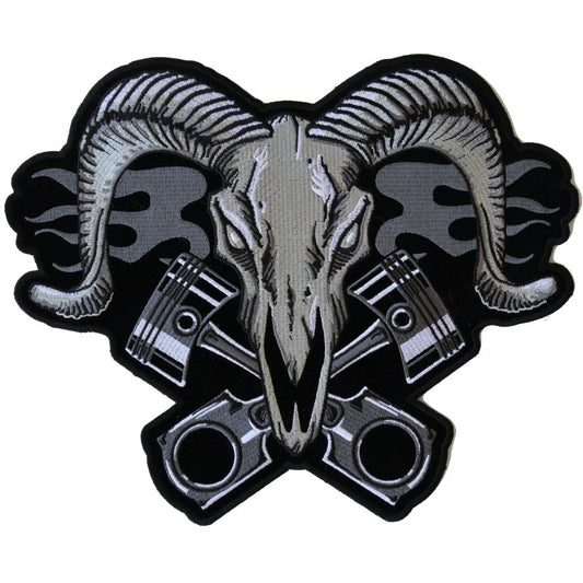 PL673 Ram with Pistons Large Back Patch