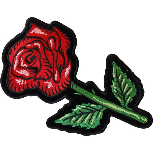 PL6565 Single Rose Large Back Patch