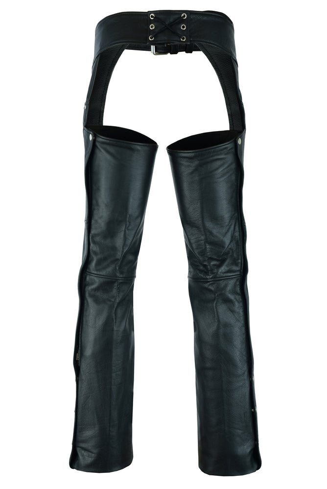 Tall Classic Leather Chaps with Jeans Pockets