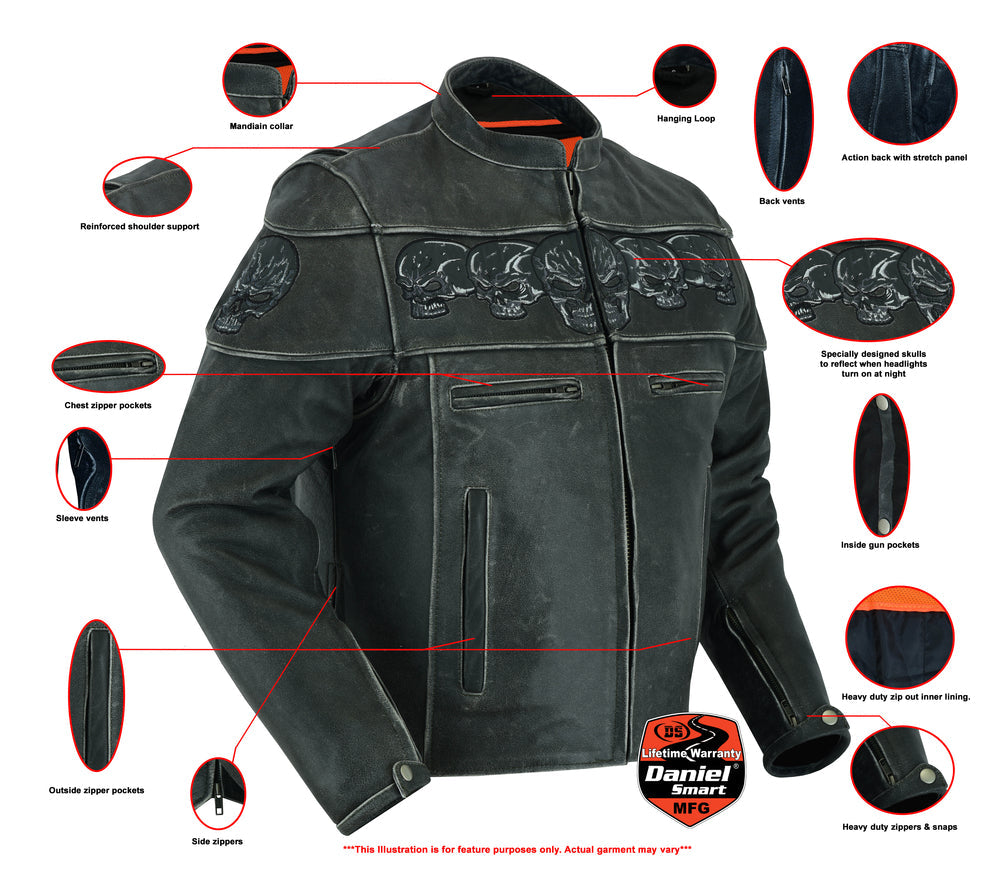 Men's Exposed Motorcycle Jacket