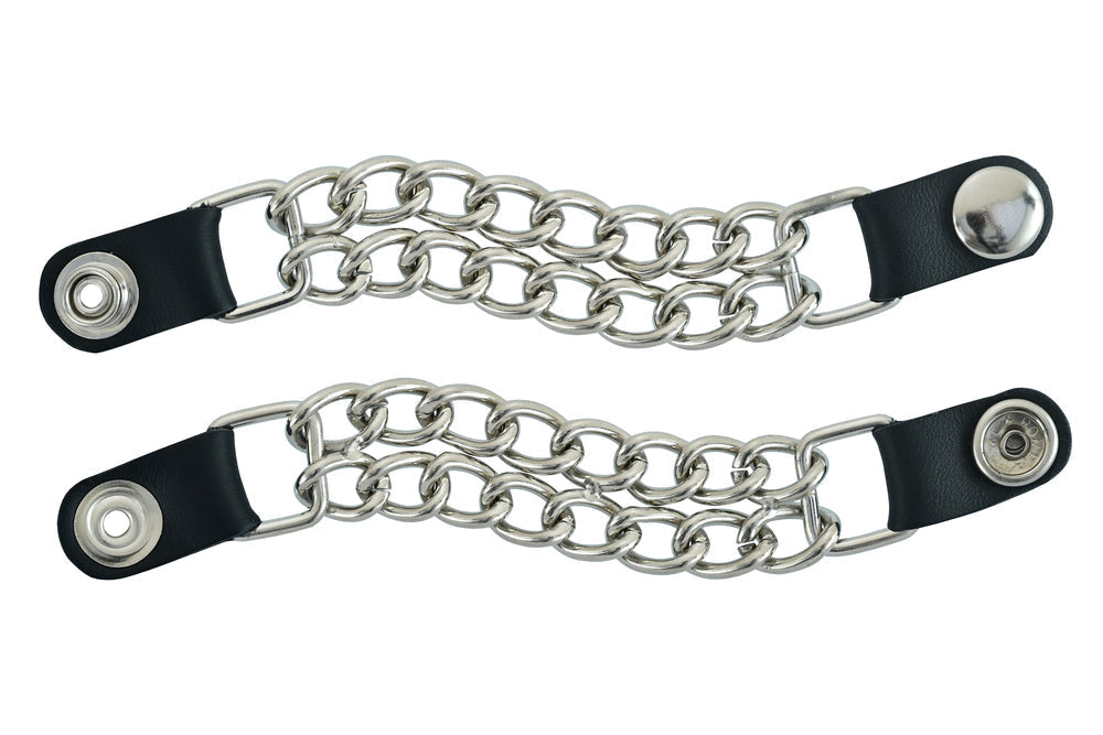 PKV1S Vest Extender - Plain Silver Snap