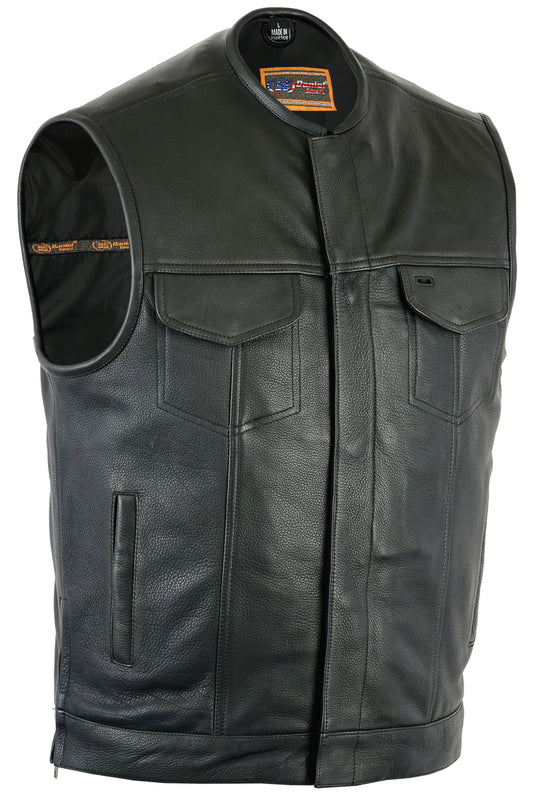 DS187 Upgraded Style Gun Pockets, Hidden Gun Metal Zipper, Bottom Sid