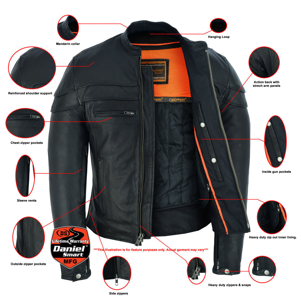 Men's Tall Sporty Scooter Jacket – Naked Cowhide
