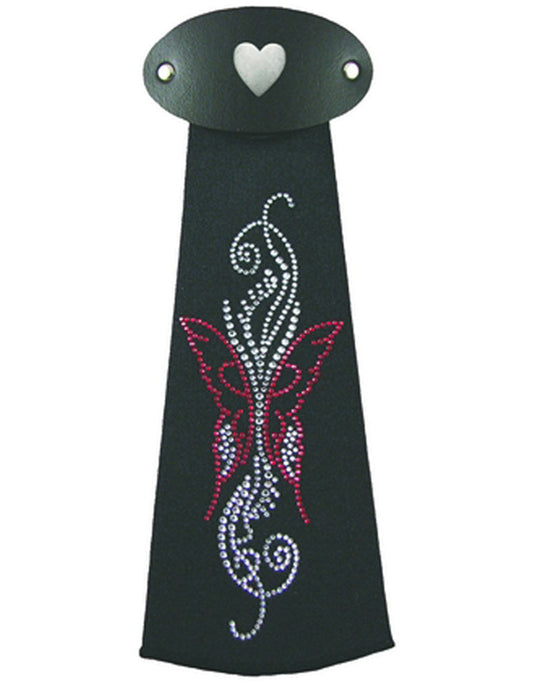 J76IJ2 Red Butterfly Hairtube