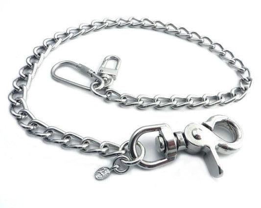 NC18-16 Splicer Chrome Wallet Chain 16"