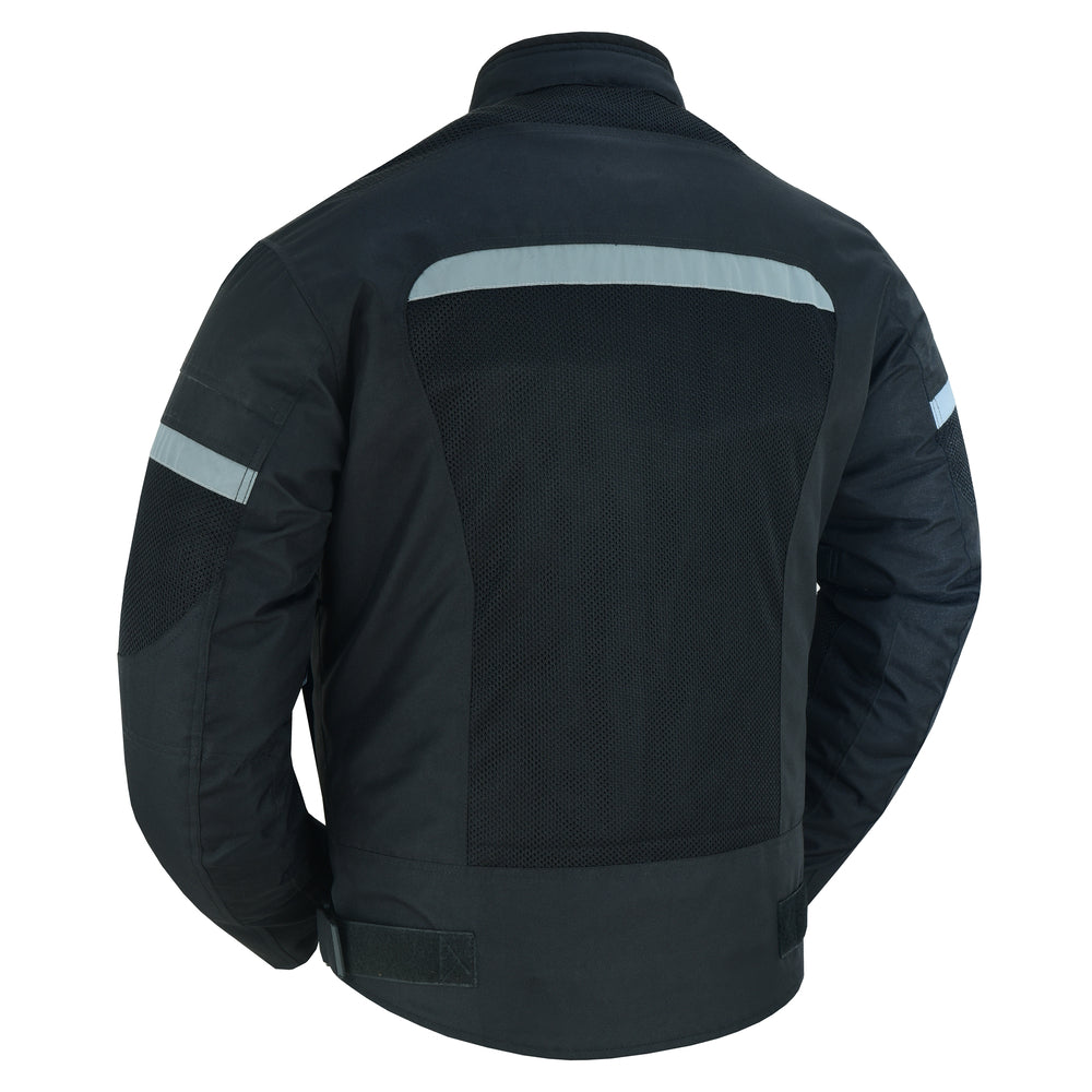 DS764 Men's Racer Mesh Jacket - Black