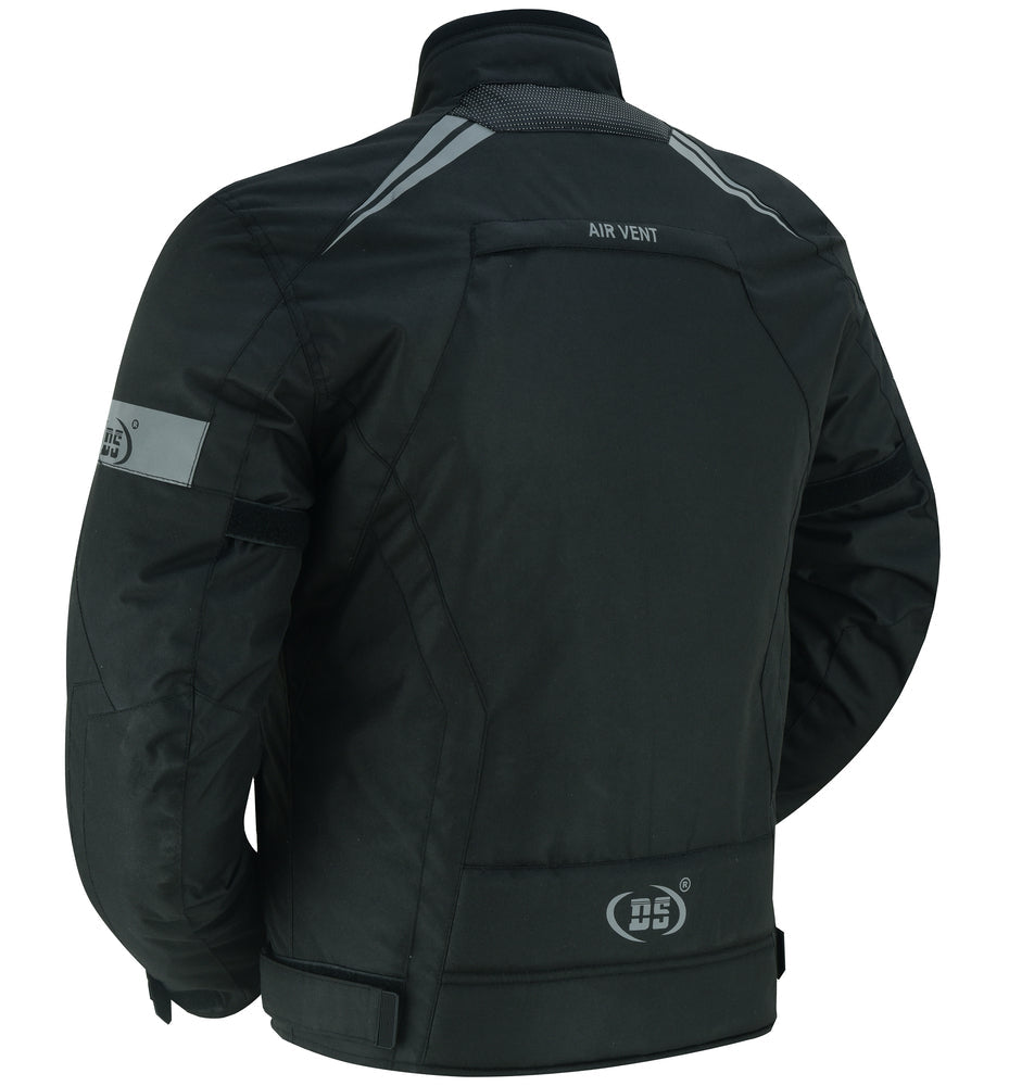 Blackwing Mens Textile Motorcycle Jacket - Black