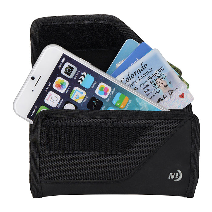 CCSXL-3-1 CLIP CASE SIDEWAYS(tm) UNIVERSAL RUGGED HOLSTERS- BLACK