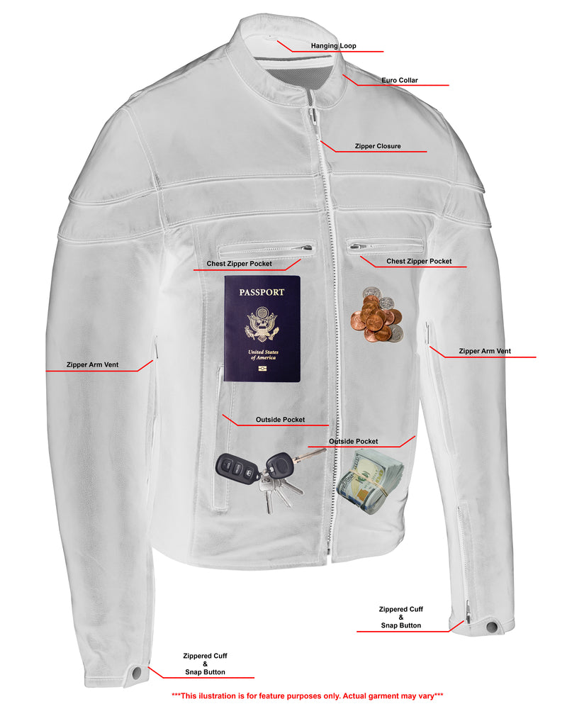 Men's Tall Sporty Scooter Jacket – Naked Cowhide