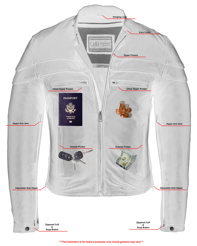 Men's Tall Sporty Scooter Jacket – Naked Cowhide