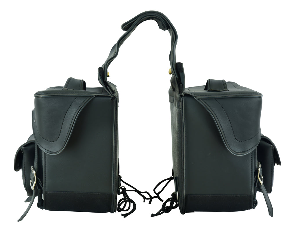 DS322 Two Strap Saddle Bag