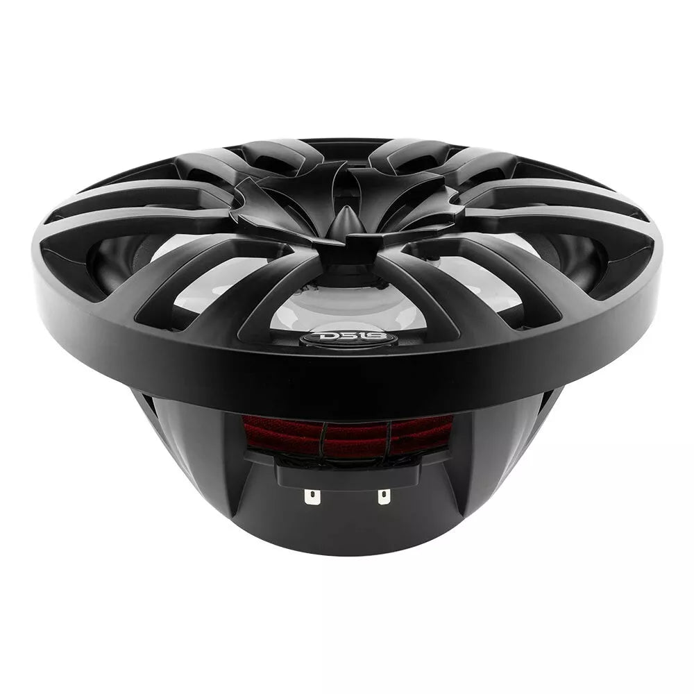 NXL 10" 2-Way Coaxial Marine Speaker With LED RGB Lights 200 Watts Rms 4-Ohm - Black