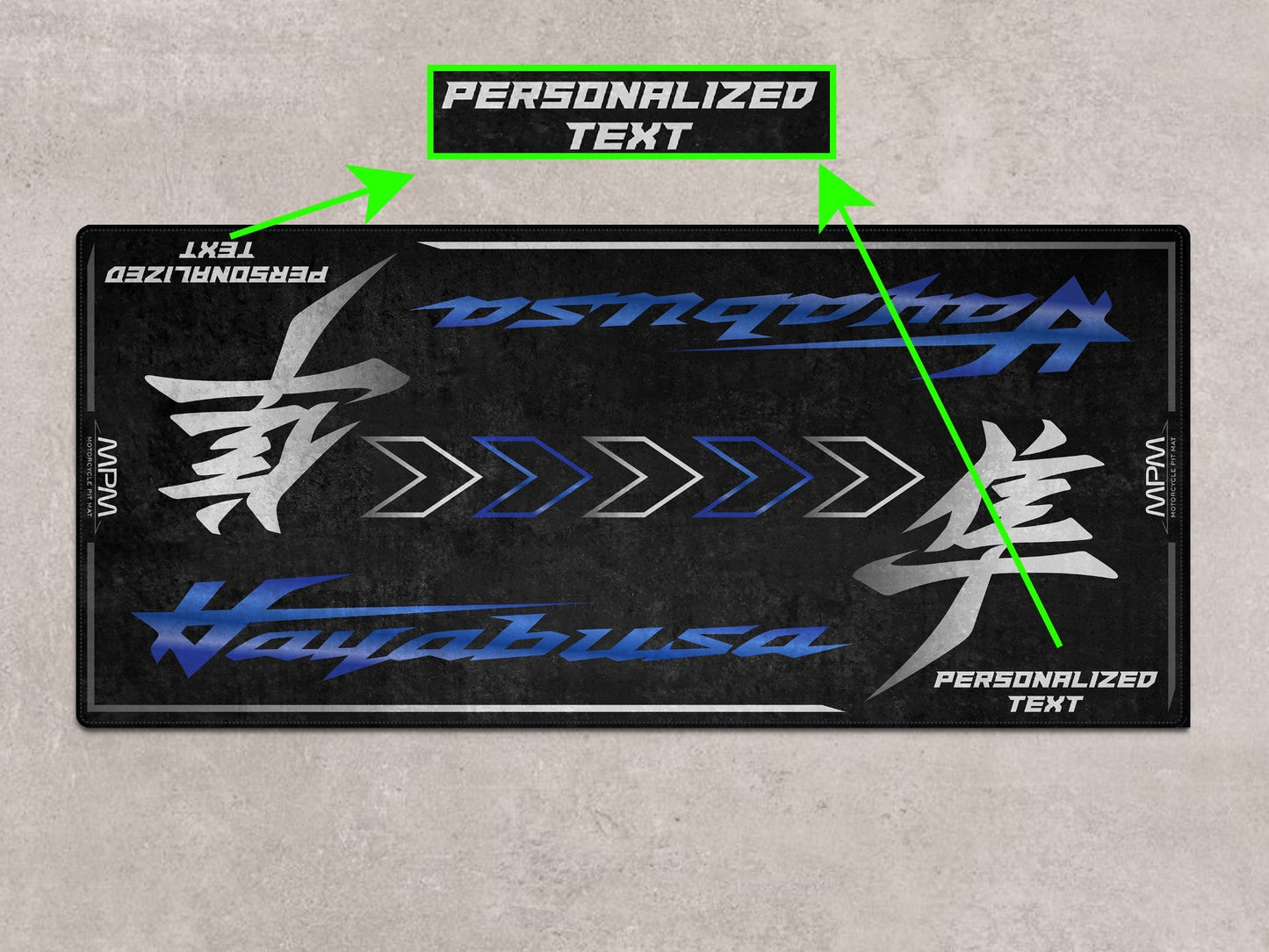 MPM Motorcycle Mat for Suzuki Hayabusa - MM7129