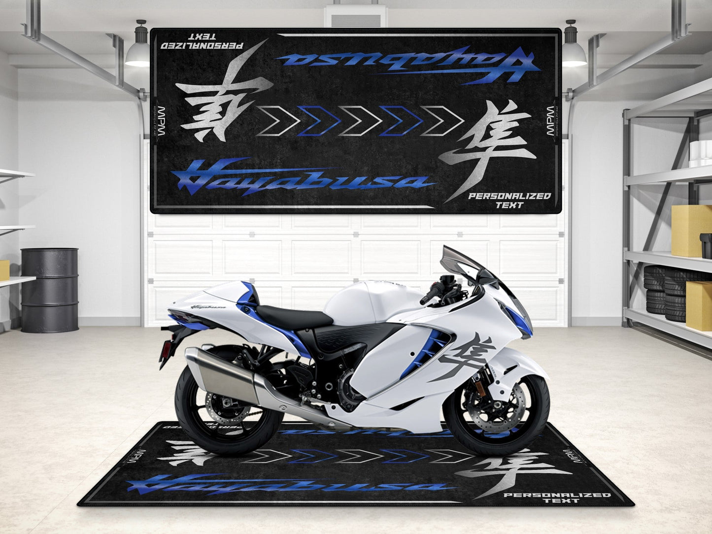 MPM Motorcycle Mat for Suzuki Hayabusa - MM7129