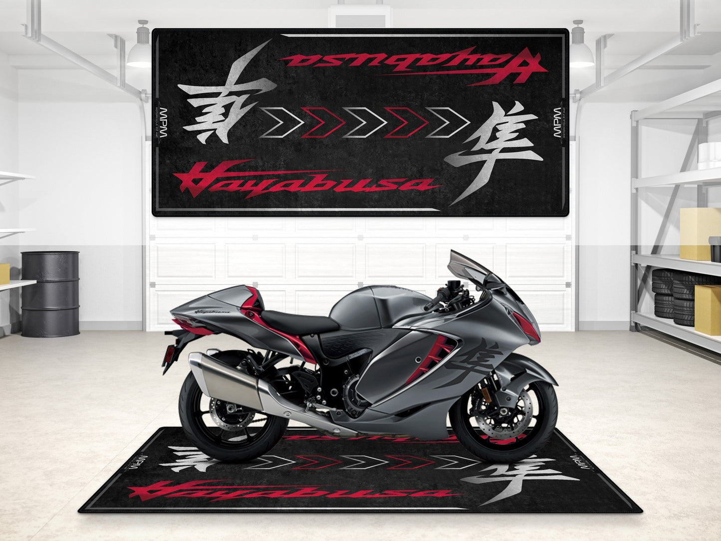 MPM Motorcycle Mat for Suzuki Hayabusa - MM7129