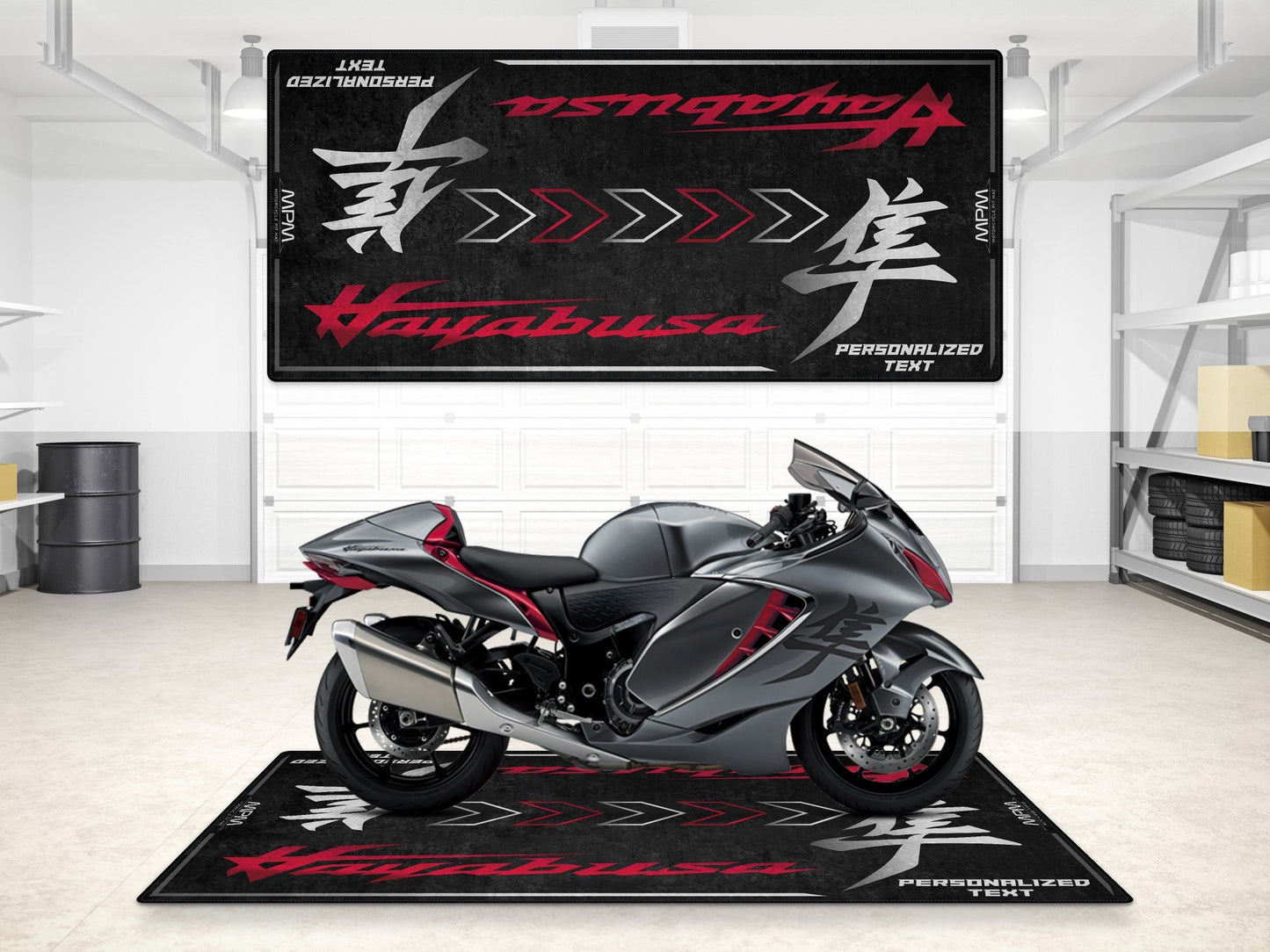 MPM Motorcycle Mat for Suzuki Hayabusa - MM7129
