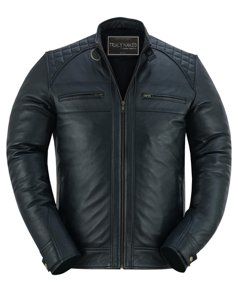 Men's Faux Leather Fashion Jacket