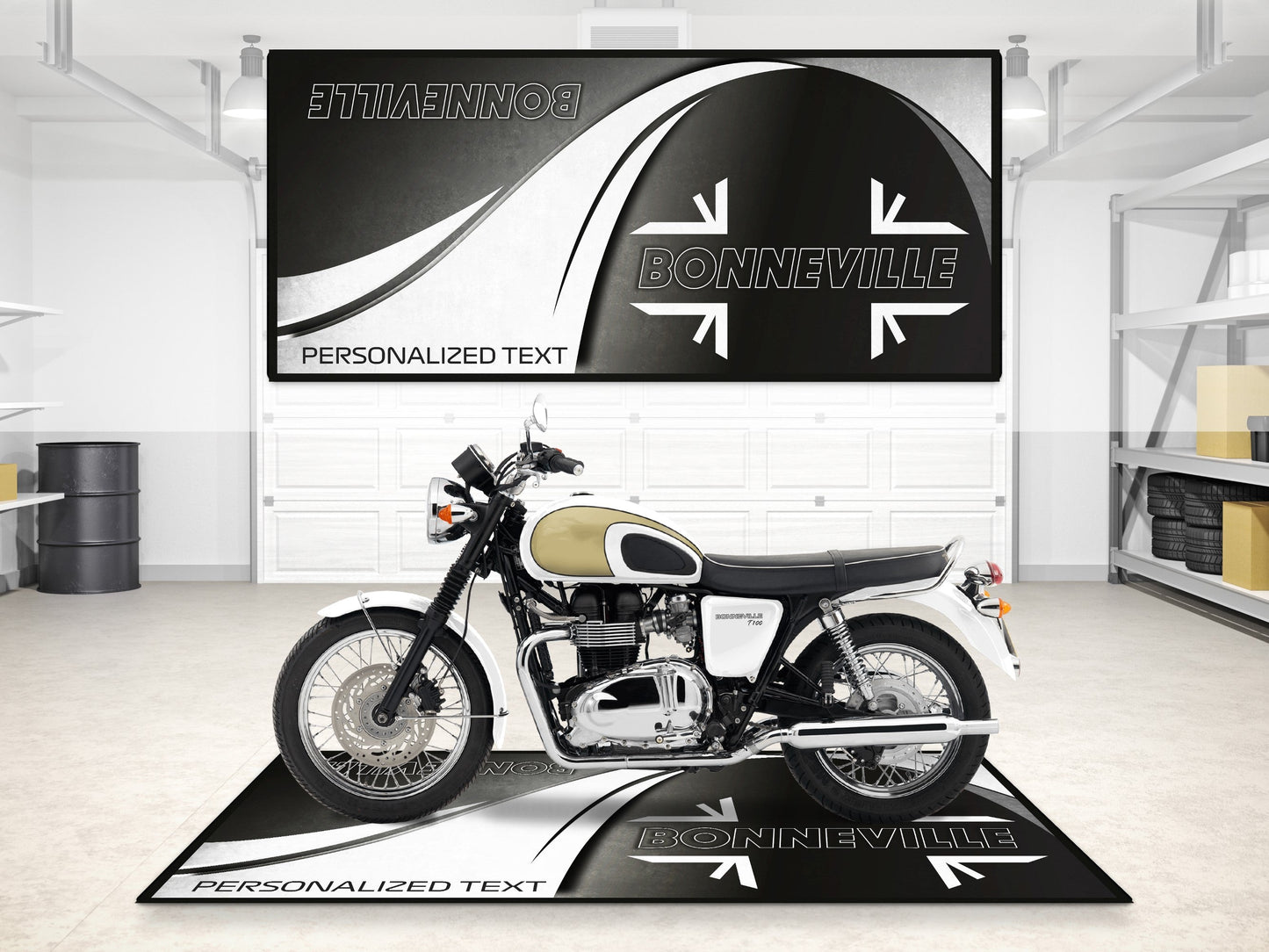 MPM Motorcycle Mat for Bonneville - MM7198