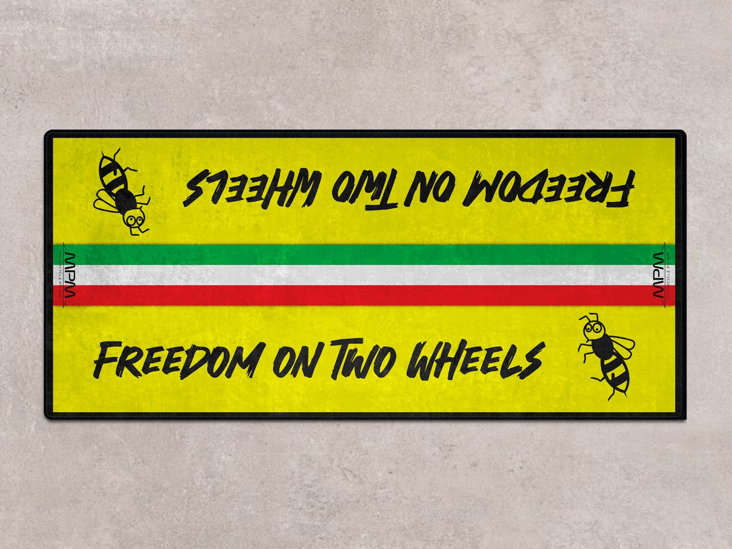 MPM Motorcycle Mat for Vespa (Freedom On Two Wheels) - MM7217