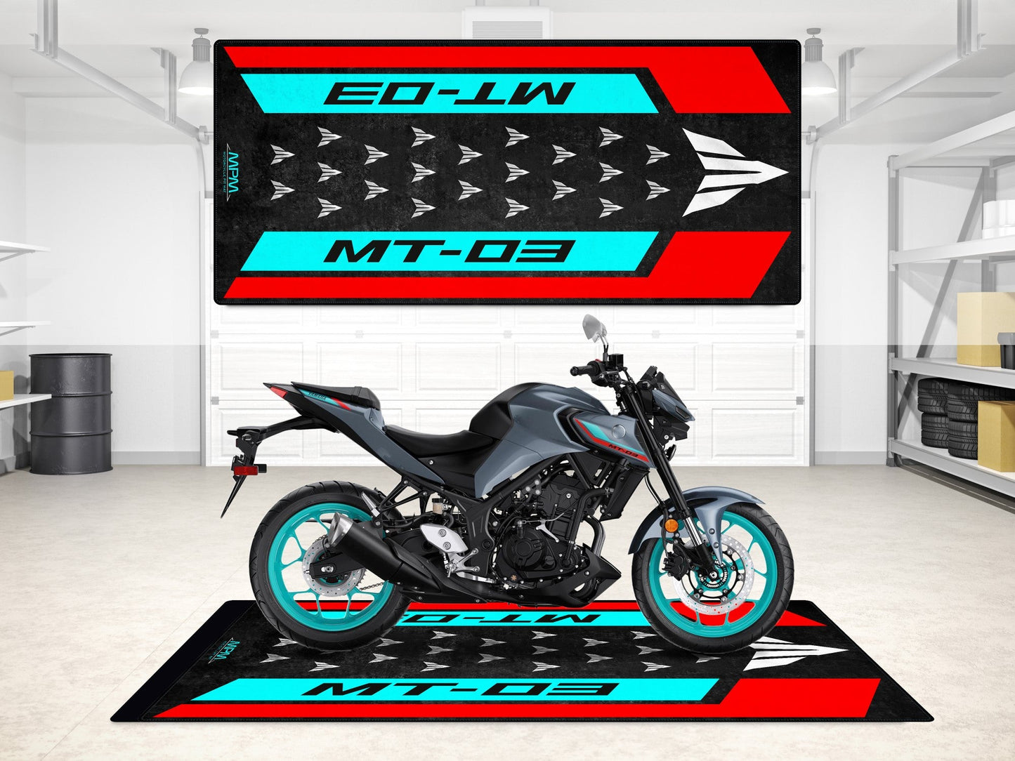 MPM Motorcycle Mat for Yamaha MT-03 - MM7121