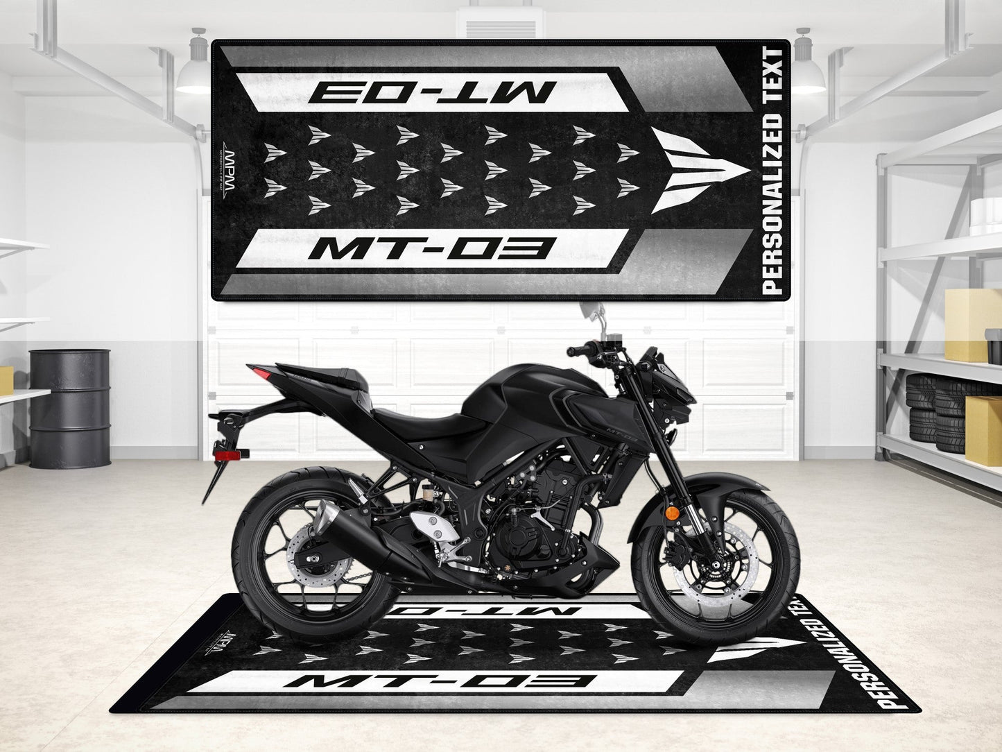 MPM Motorcycle Mat for Yamaha MT-03 - MM7121