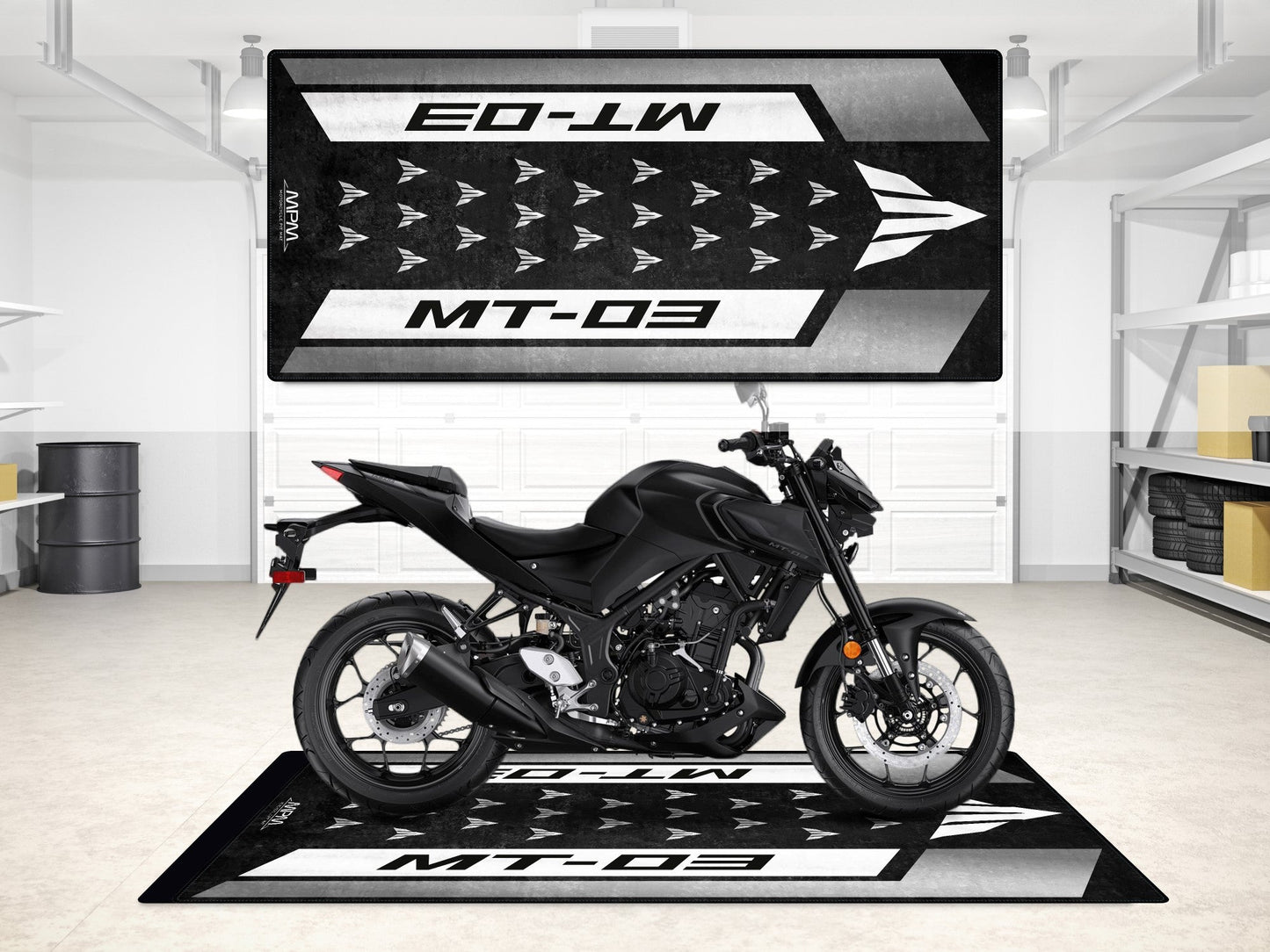MPM Motorcycle Mat for Yamaha MT-03 - MM7121